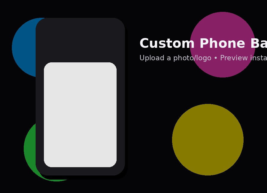 Phone back preview base